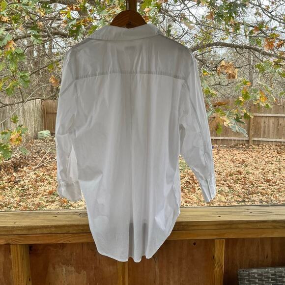 Jason Wu Women's White Classic Button Down Shirt Size S - Picture 2 of 7